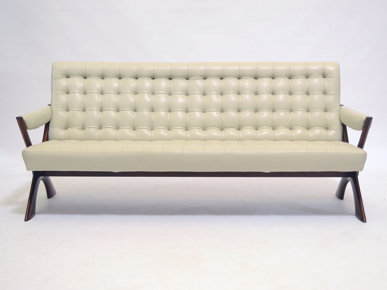 Mid-Century Modern Illum Wikkelso sofa