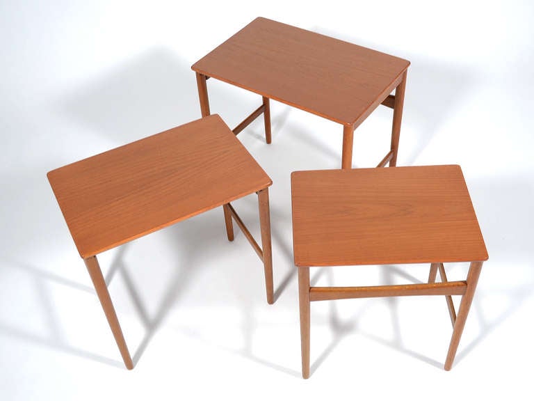 Hans Wegner Nesting Tables by Andreas Tuck 1