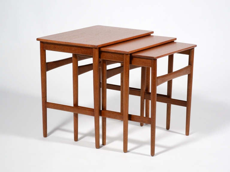 Hans Wegner Nesting Tables by Andreas Tuck 3