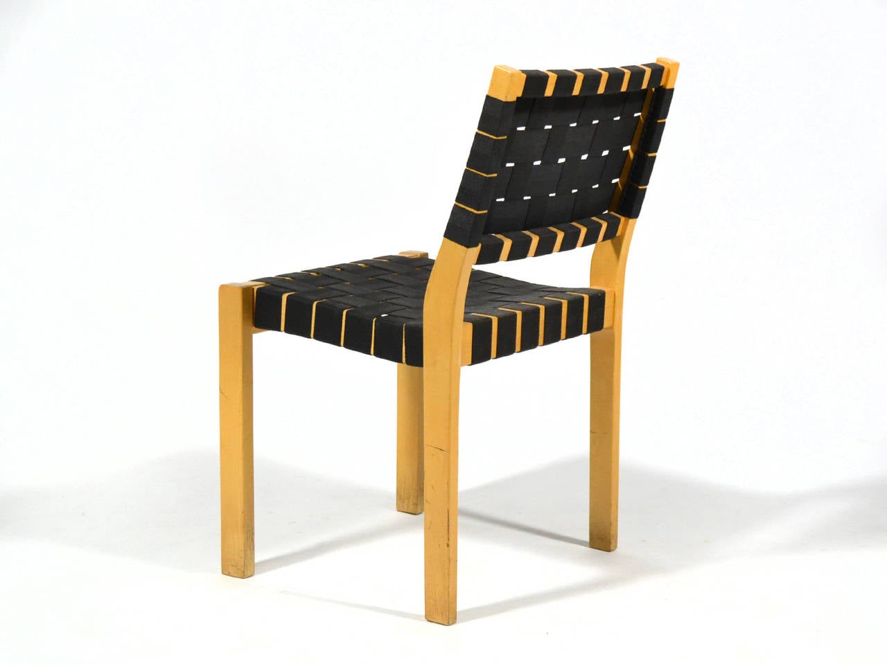 Scandinavian Modern Alvar Aalto Model 611 Chairs, Set of Ten