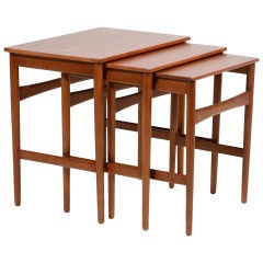 Hans Wegner Nesting Tables by Andreas Tuck