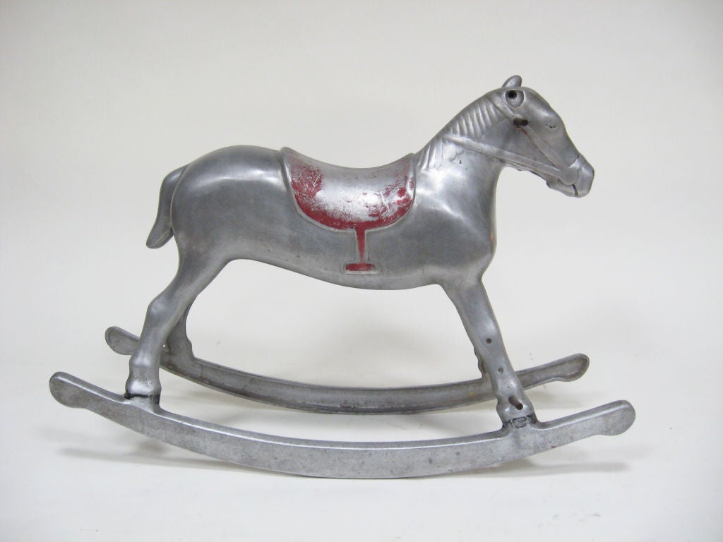 “Pony Boy” aluminum rocking hobby horse 3