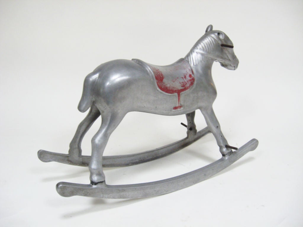 “Pony Boy” aluminum rocking hobby horse 2