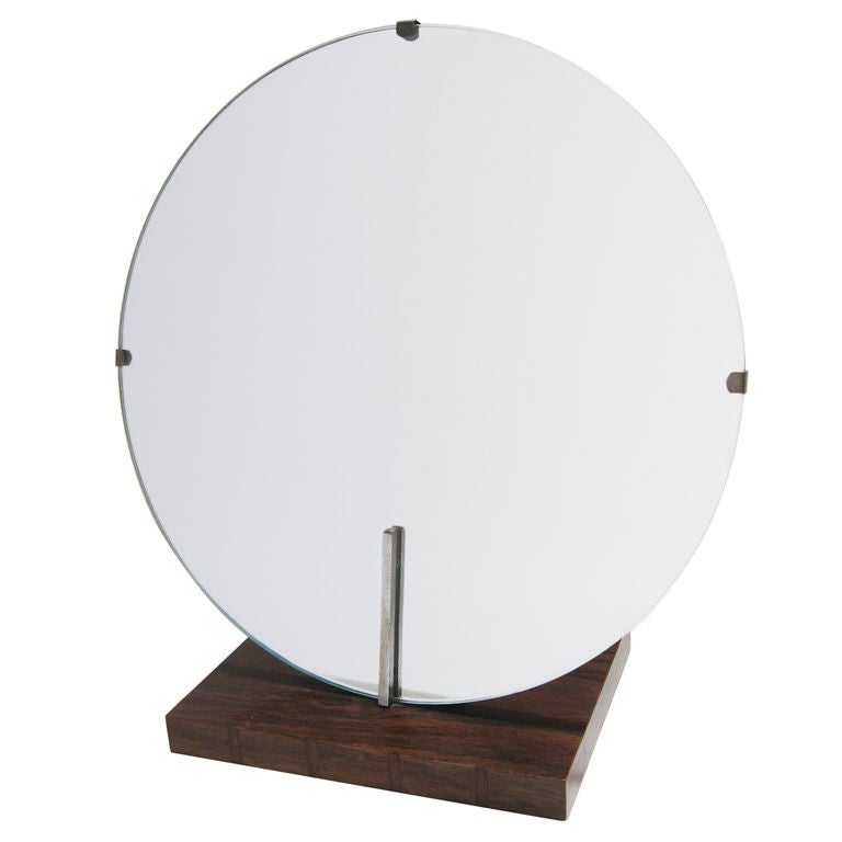 Gilbert Rohde Rosewood Mirror by Herman Miller