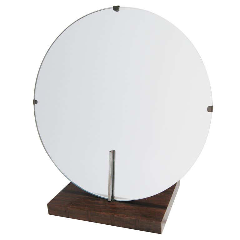 Gilbert Rohde Rosewood Mirror by Herman Miller For Sale at 1stDibs