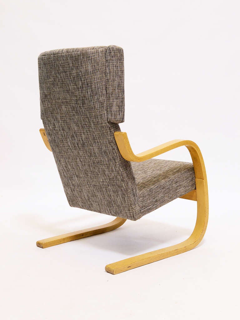 Finnish Alvar Aalto Model 36/ 401 High Back Lounge Chair