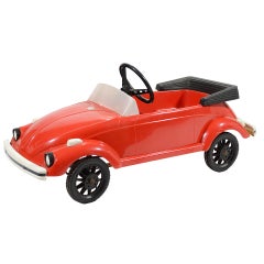 Rare voiture de coq VW Beetle Pedal Car par Pines