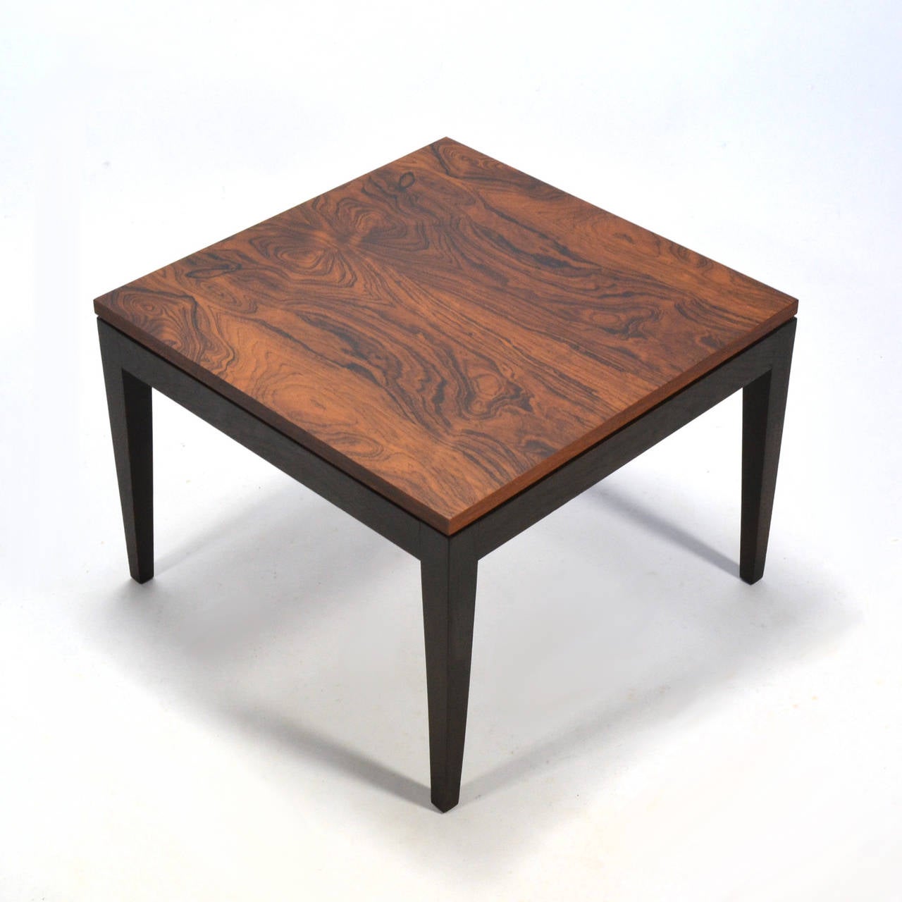 American Rosewood Side Table by Knoll For Sale