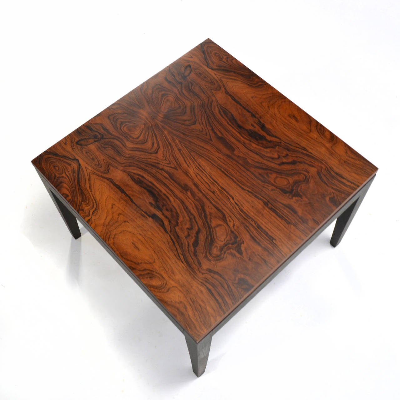 Rosewood Side Table by Knoll In Good Condition For Sale In Highland, IN