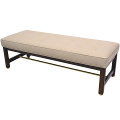 Edward Wormley upholstered bench by Dunbar