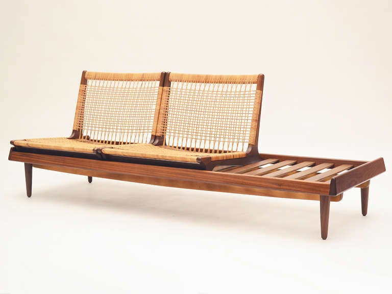 Teak Modular Sofa/ Daybed by Hans Olsen at 1stdibs