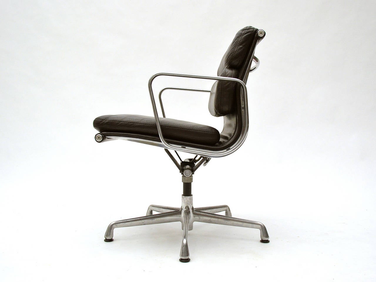 American Charles and Ray Eames Set of Six Soft Pad Chairs by Herman Miller