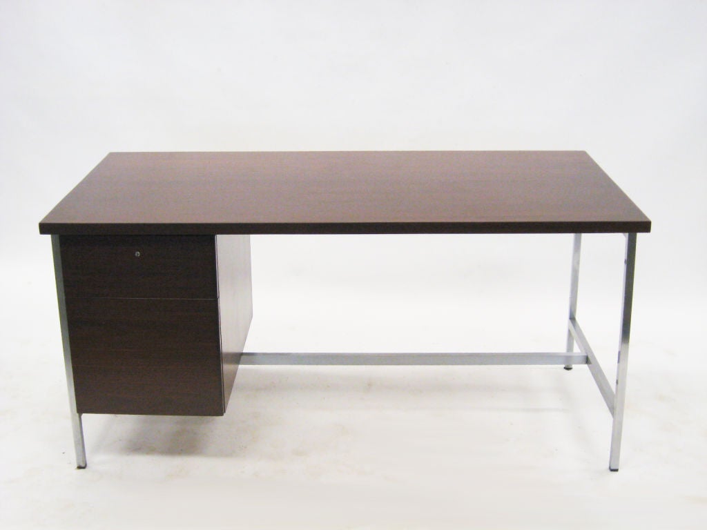 Florence Knoll desk with metal base at 1stDibs finnish earrings