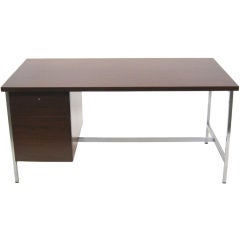 Florence Knoll desk with metal base