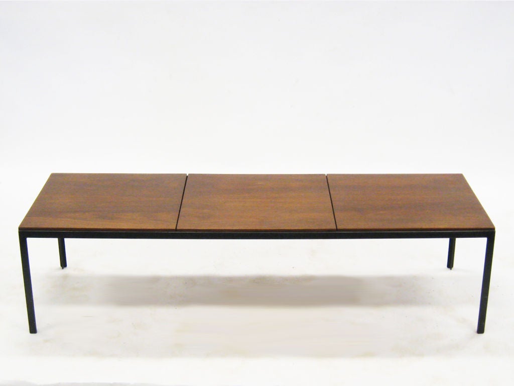 Mid-Century Modern Florence Knoll t-angle iron coffee table