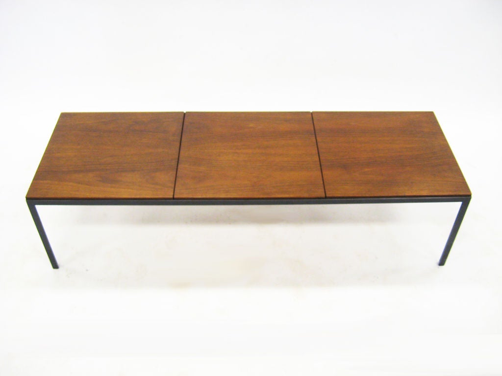 Florence Knoll t-angle iron coffee table 1