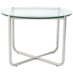 Ludwig Mies Van der Rohe MR Side Table by Knoll