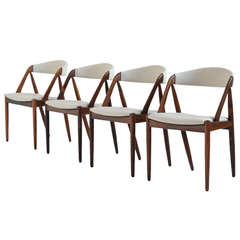 Set of Four Kai Kristiansen Rosewood Chairs