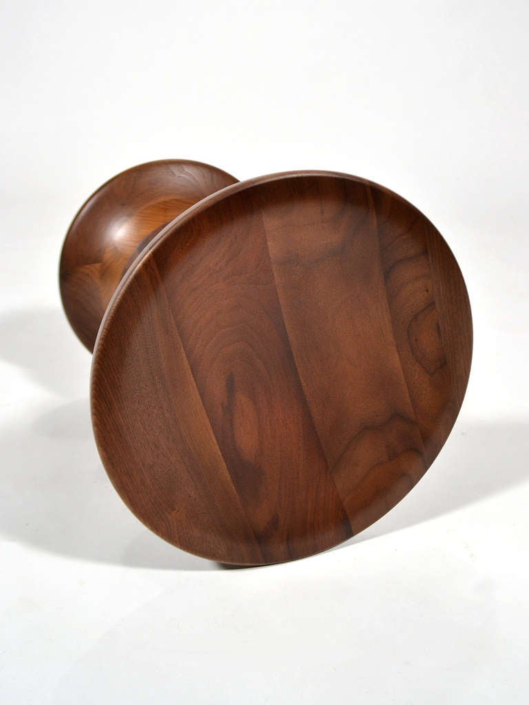 Mid-20th Century Eames Time-Life Walnut Stool by Herman Miller