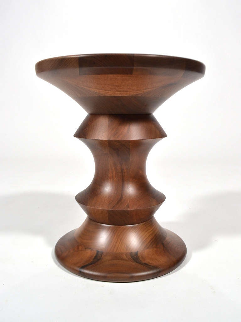 Eames Time-Life Walnut Stool by Herman Miller 2