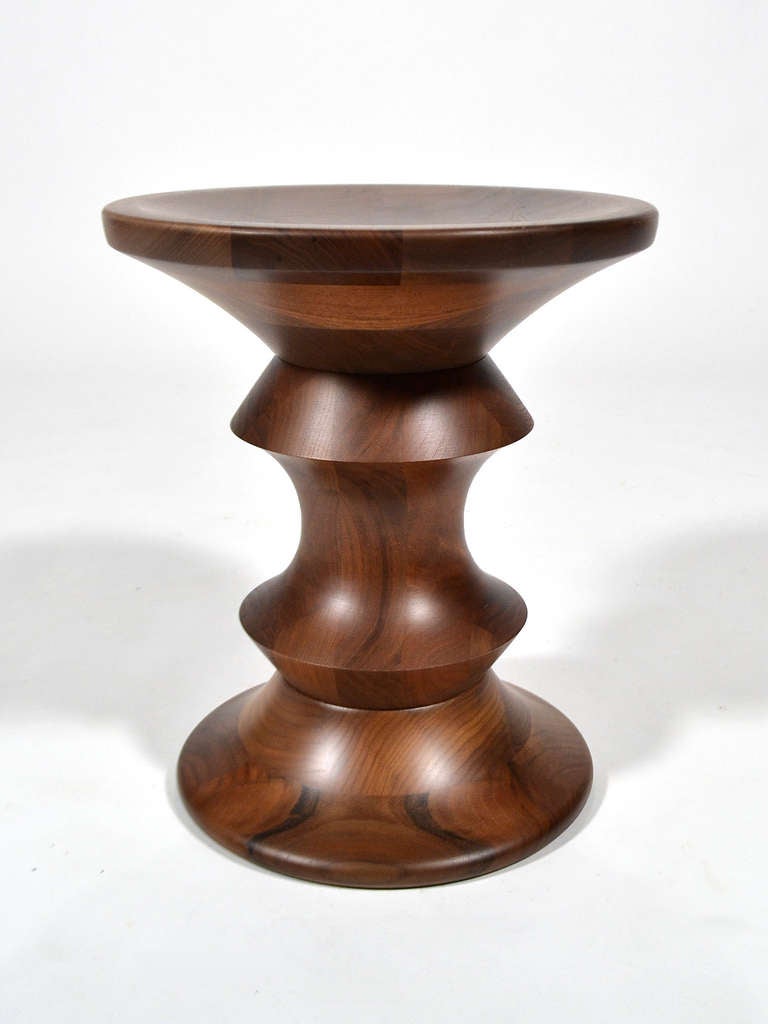 Eames Time-Life Walnut Stool by Herman Miller 3