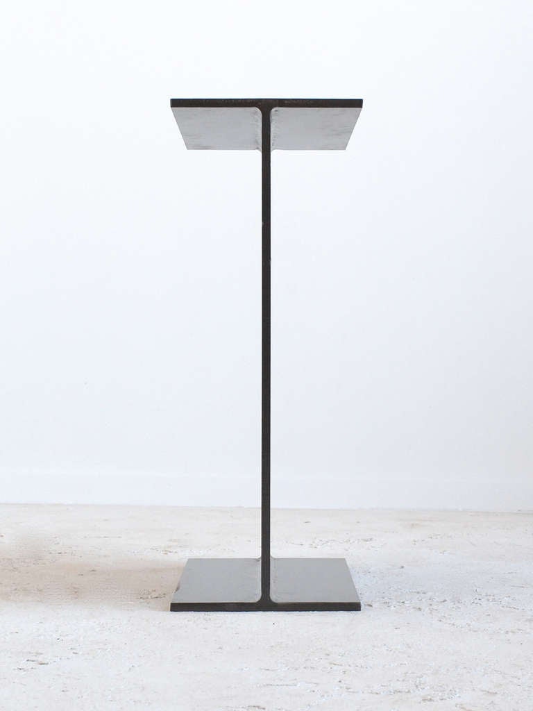 Steel I-Beam Pedestal by Don Powell and Robert Kleinschmidt 3