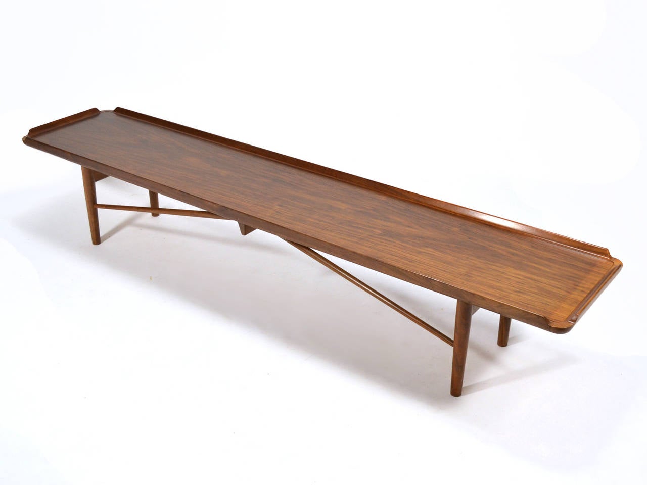 Walnut Finn Juhl Bench Table
