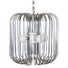 Gerald Thurston "Cage" pendant lamp by Lighotlier