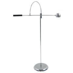 Orbiter floor lamp by Robert Sonneman 1