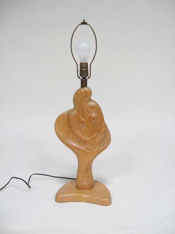 American Heifetz sculptural table lamp For Sale