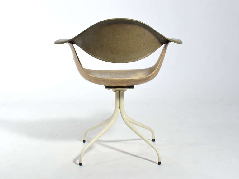 Mid-20th Century George Nelson DAF Swag Leg Chair by Herman Miller