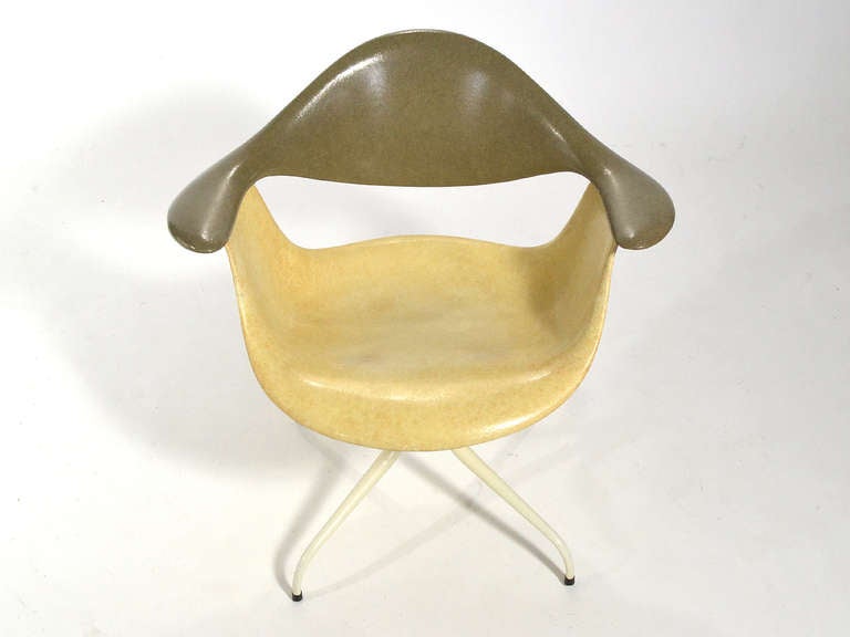 George Nelson MAF Swag Leg Lounge Chair by Herman Miller In Good Condition In Highland, IN