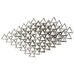 Stacked Triangles Wall Sculpture by Degroot