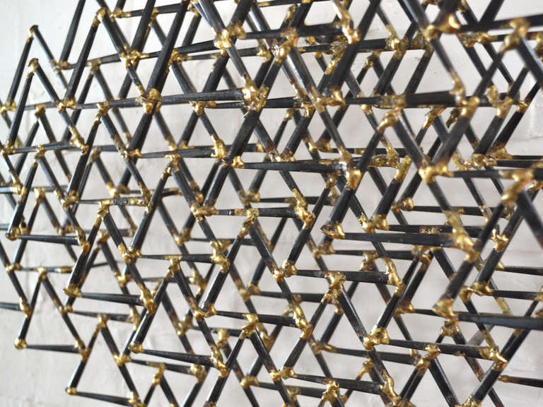 Stacked Triangles Wall Sculpture by Degroot 3