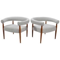 Nanna & Jørgen Ditzel Pair of Ring Chairs