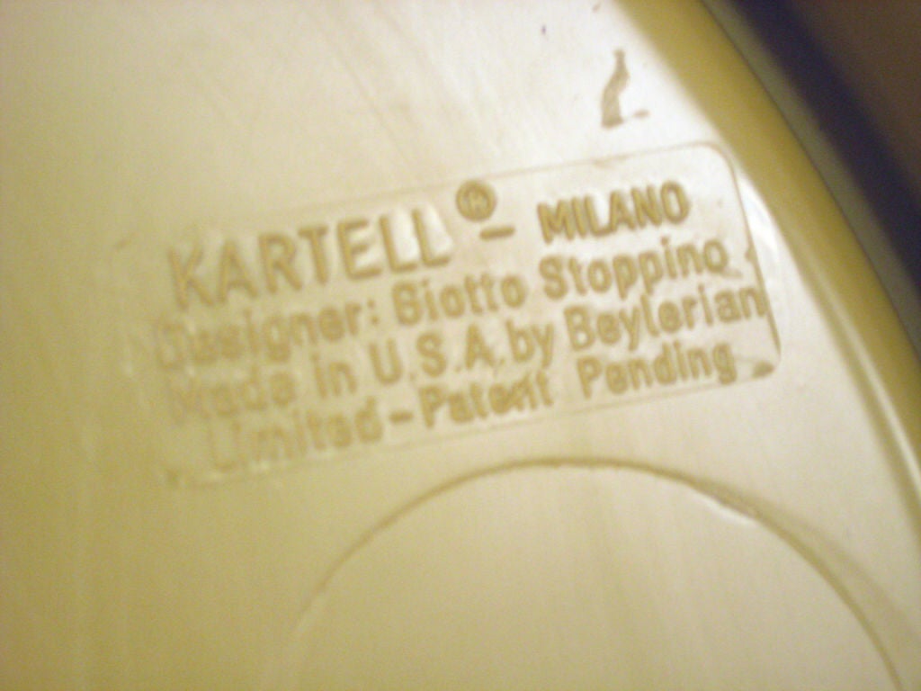 Set of Giotto Stoppino nesting tables by Kartell In Good Condition In Highland, IN