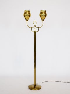 Paavo Tynell for Lightolier Brass Floor Lamp