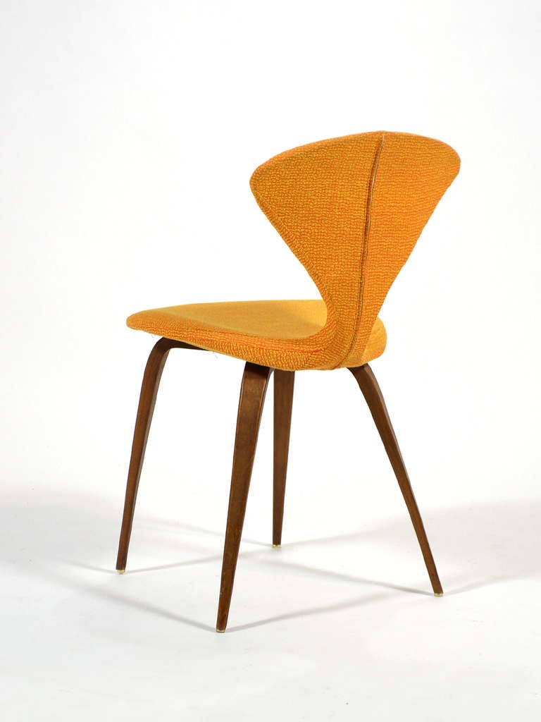 American Upholstered Cherner Side Chair by Plycraft