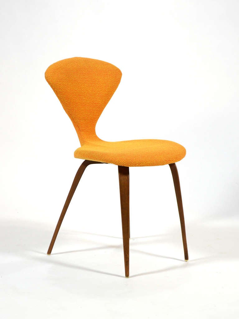 Upholstered Cherner Side Chair by Plycraft In Good Condition In Highland, IN