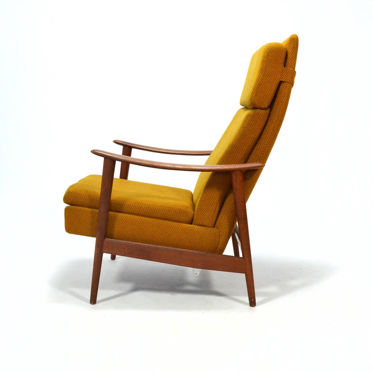 Mid-20th Century Danish Teak Reclining Lounge Chair