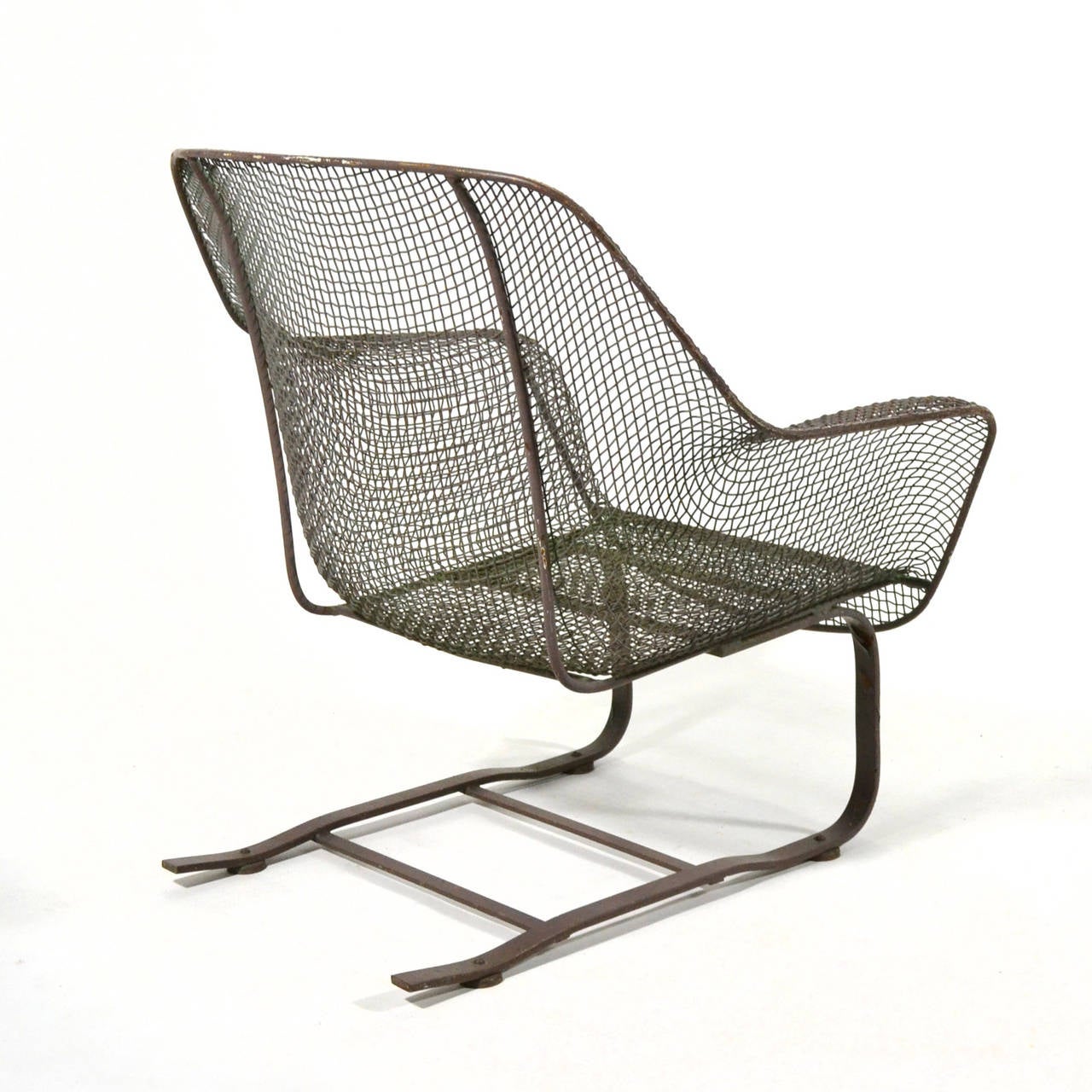 American Woodard Sculptura Large Cantilevered Lounge Chair