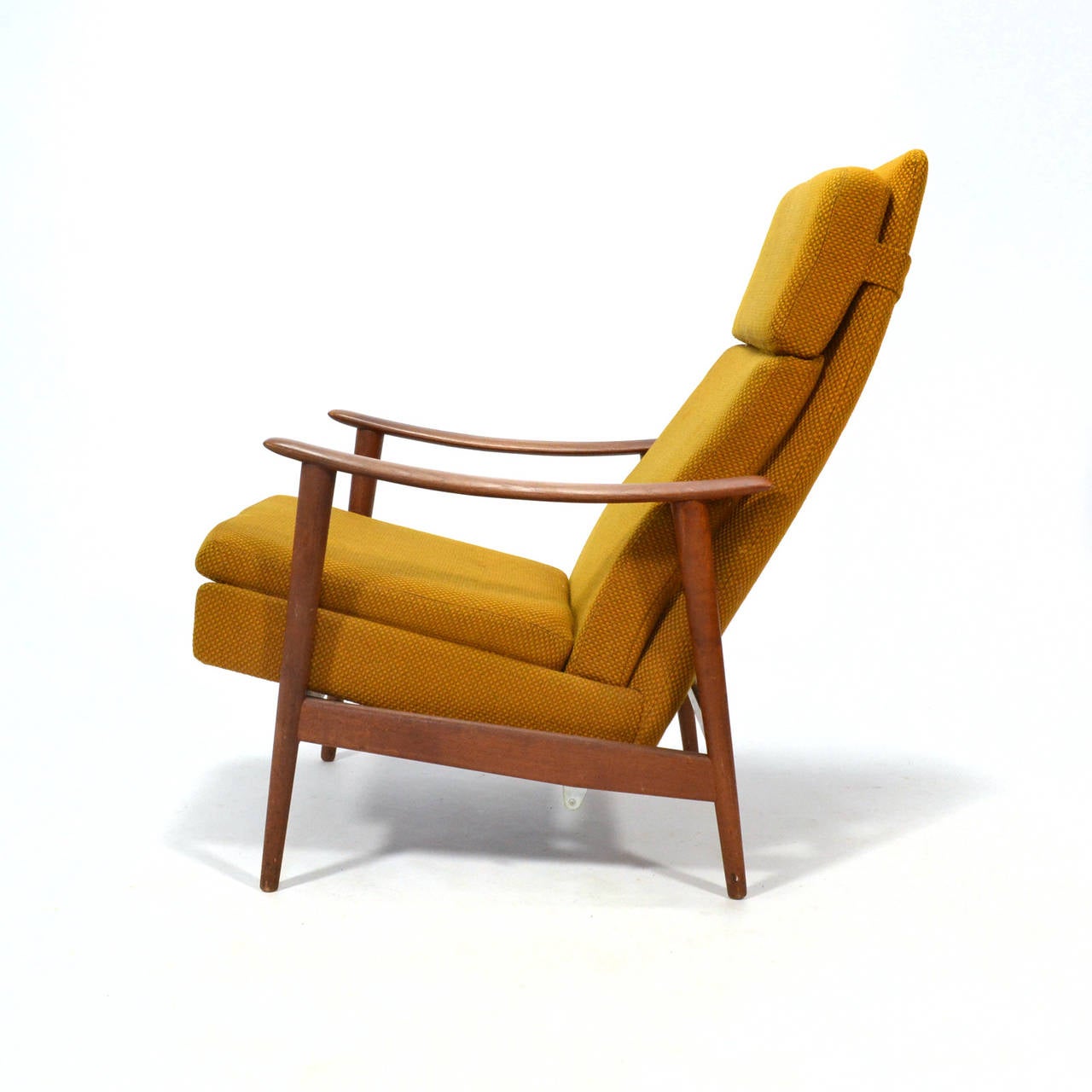 Danish Teak Reclining Lounge Chair 1