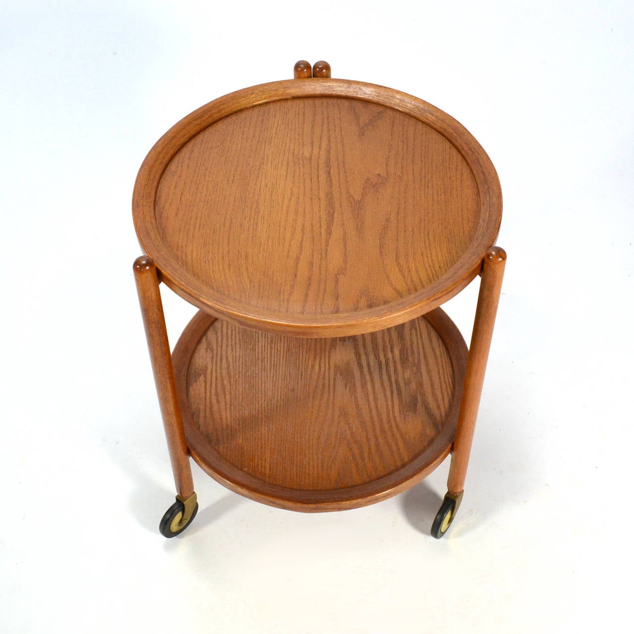 Danish Teak Collapsable Serving Cart 1