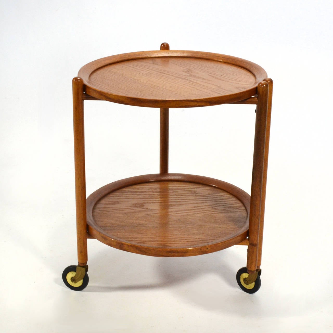 Danish Teak Collapsable Serving Cart 3