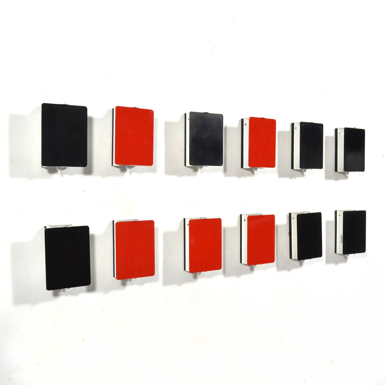 Charlotte Perriand  Set of 12 CP-1 Wall Lamps In Good Condition In Highland, IN