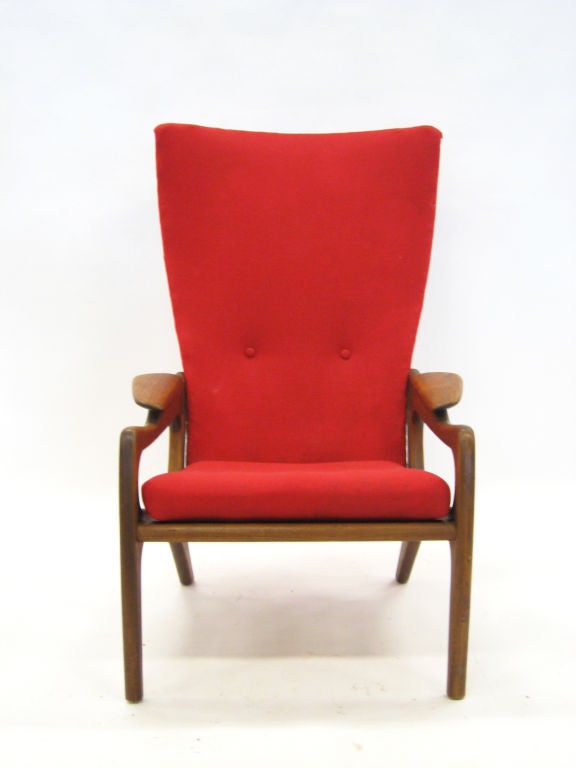 American Pair of Adrian Pearsall wingback chairs by Craft Associates