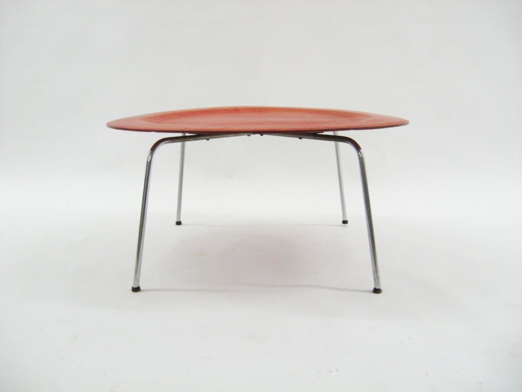 American Evans production Eames CTM in red for Herman Miller