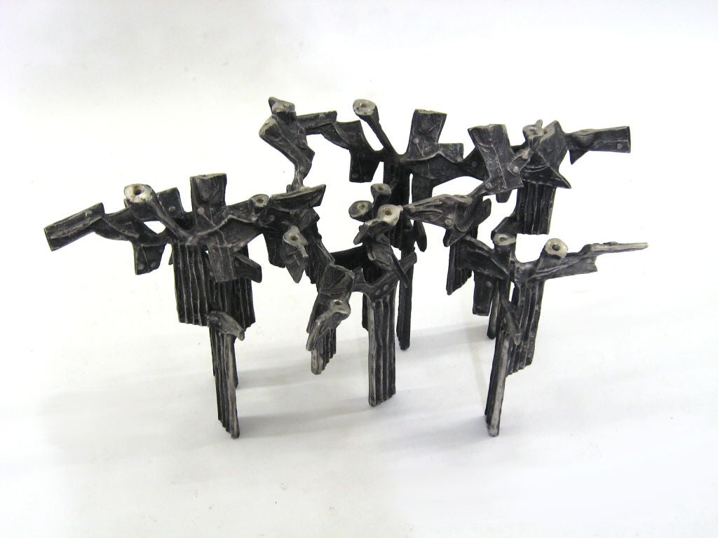 American Massive candelabra by Donald Drumm