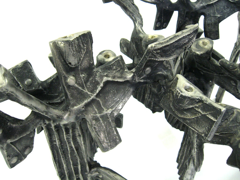 Massive candelabra by Donald Drumm 1