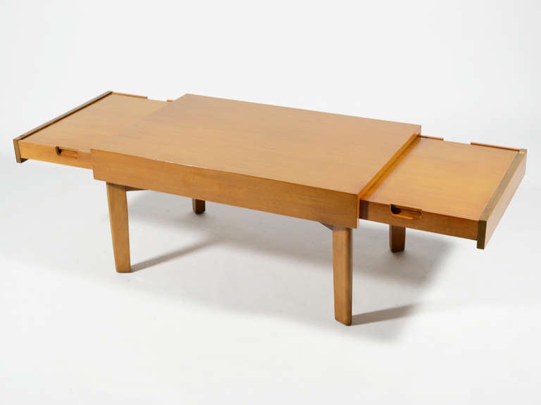 coffee table with extension